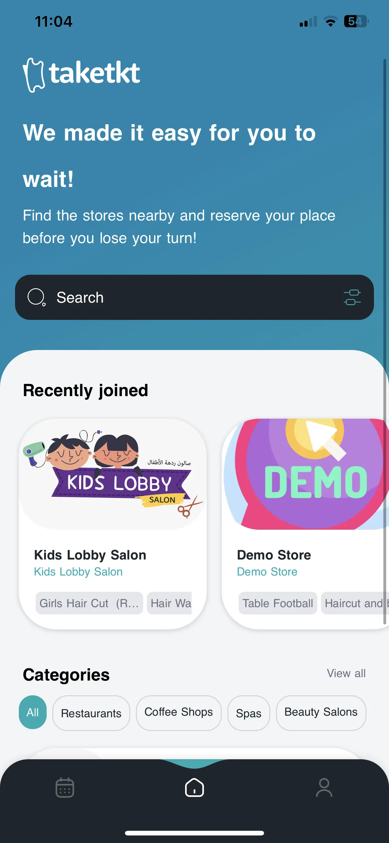 App Main Page